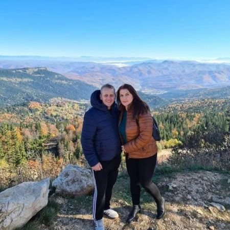 Panoramski pogled sa Jahorine tokom odmora Aida i Mediha Brkić, oktobar 2021.